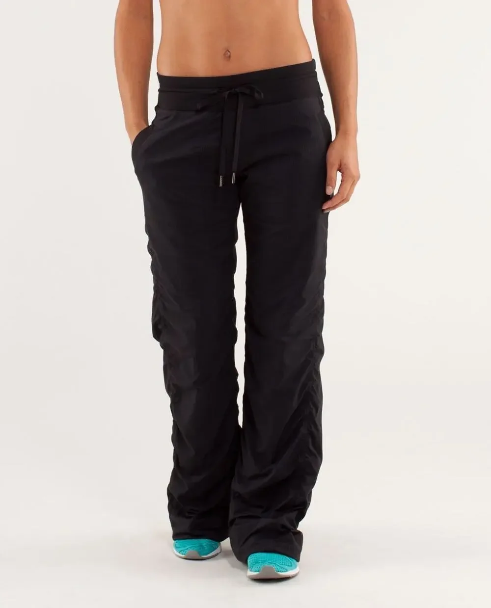 Lululemon Studio Pants II Lined Mid-Rise Black Size 4